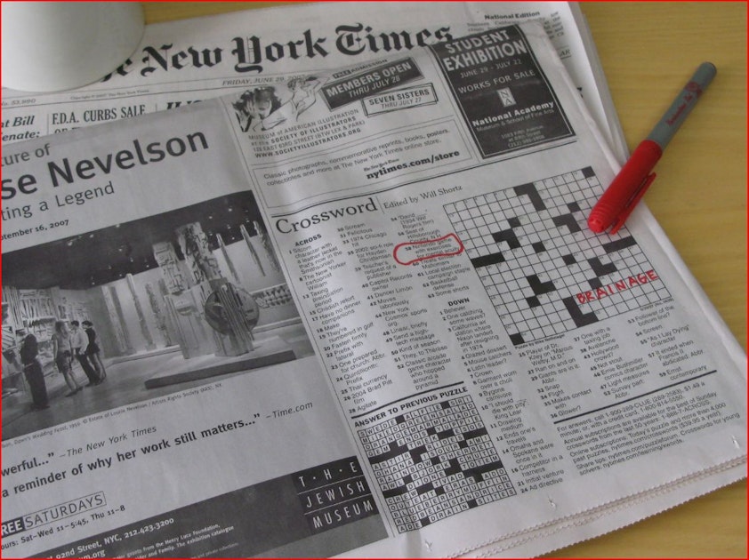 How Will Shortz Edits a NYT Crossword Puzzle
