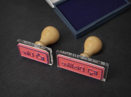 Facebook like and dislike button rubber stamps 1.jpg?ixlib=rails 2.1