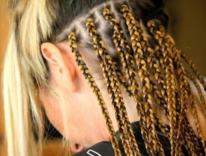 white girls with braids