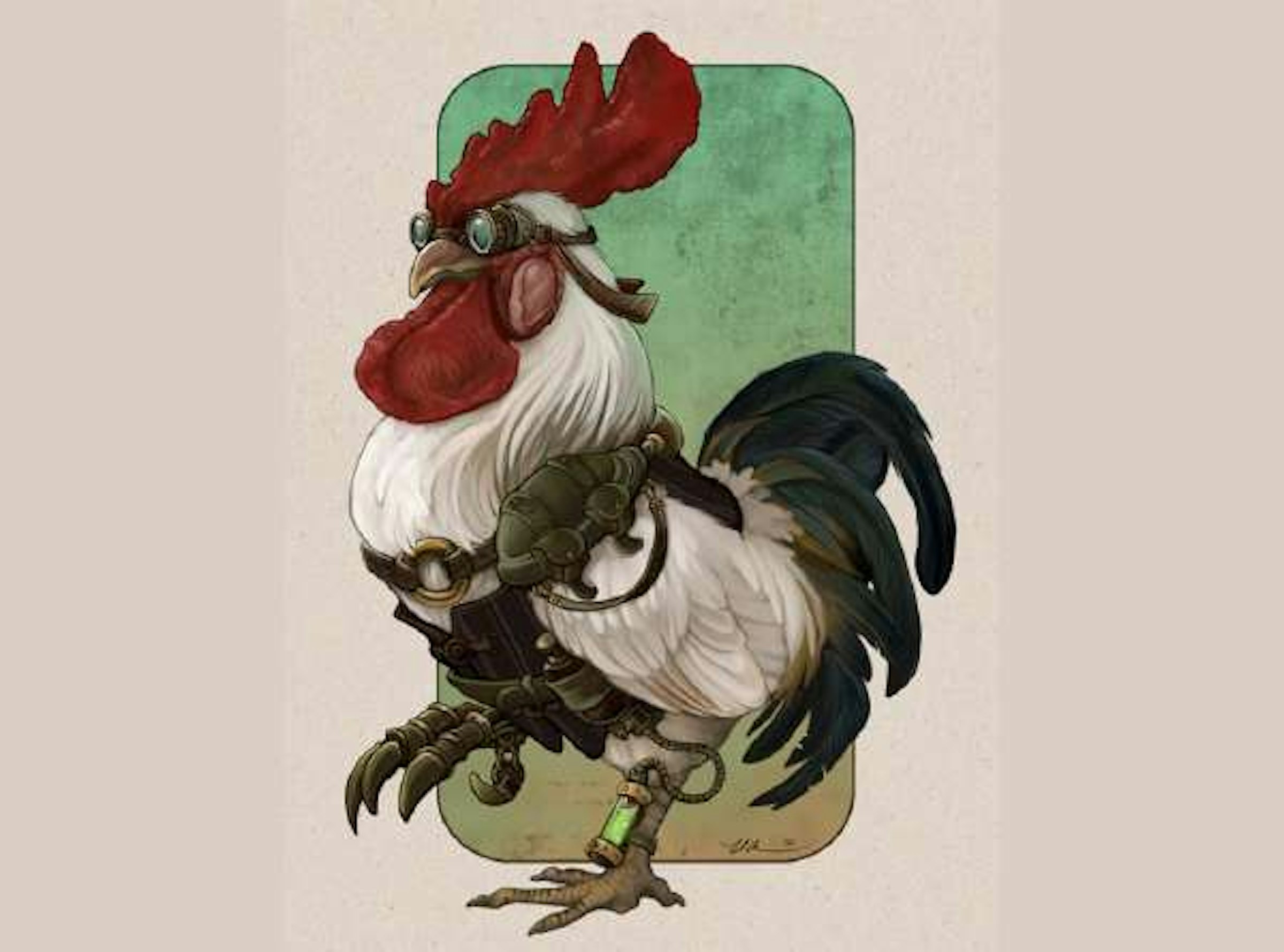 Steampunk Rooster.