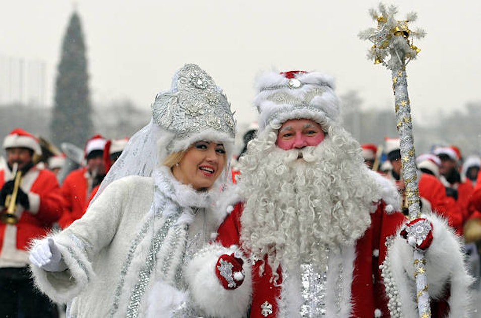 How to write to grandfather frost image