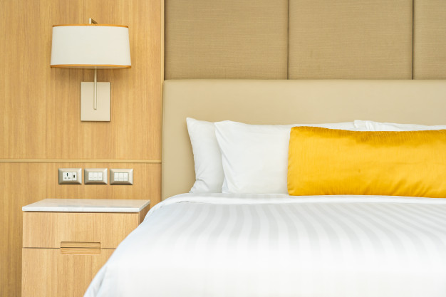 Pillow bed with blanket decoration interior 74190 11502.jpg?ixlib=rails 2.1