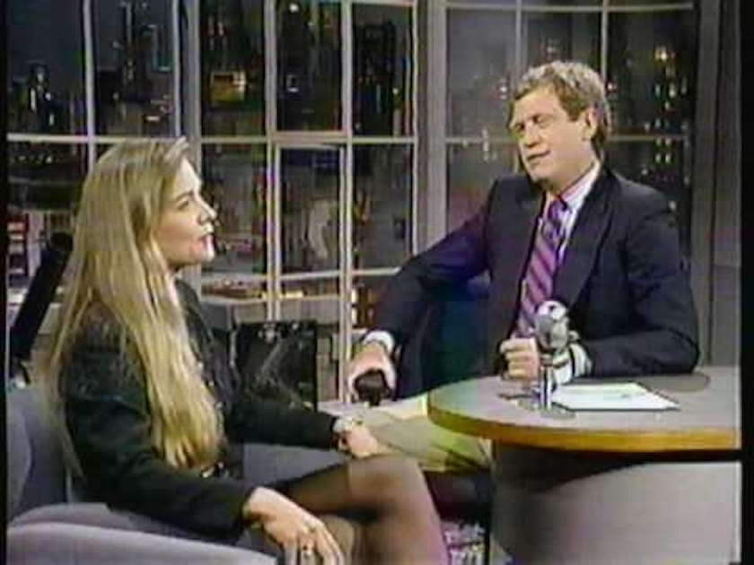 Theresa Russell Late Night with David Letterman (1988) www