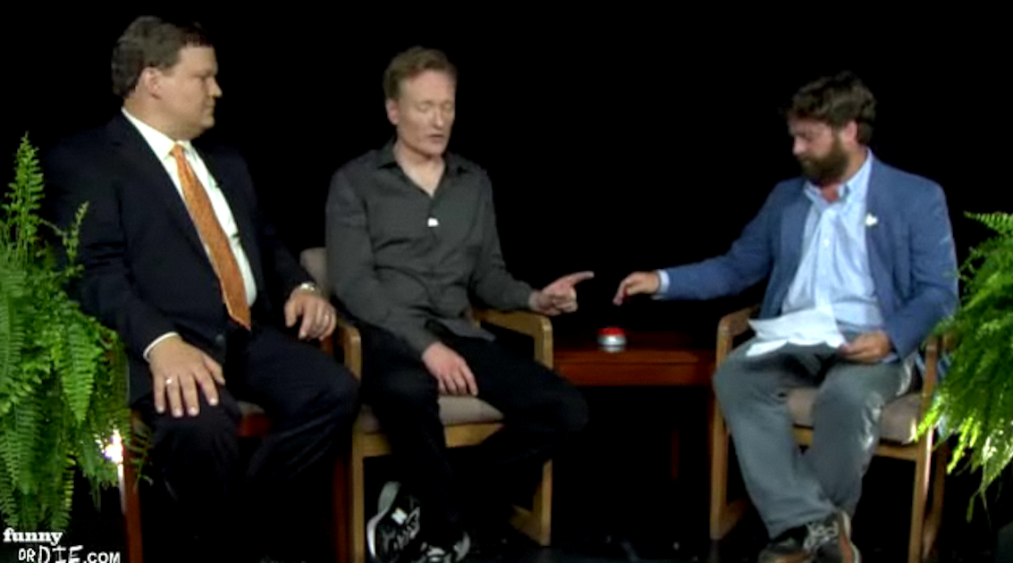 Between Two Ferns Andy Richter and Conan O'Brien