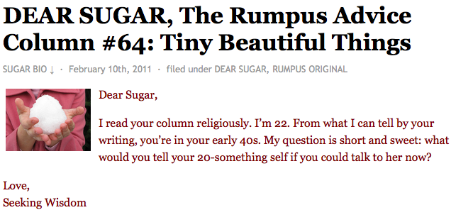dear sugar rumpus